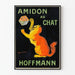 Vintage poster Amidon au Chat Hoffmann - Retro decoratief levendig poster