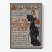 Vintage Poster Tentoonstelling Originele Schetsen Posterwedstrijd