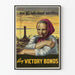 Vintage poster reinforcing commitment with victory obligations