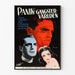 Vintage filmposter met gangsterthema en tweekleurig effect
