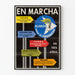 Muurposter 'Alianza para el Progreso' - Retro Poster voor Sociale Vooruitgang