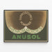 Vintage medische poster Anusol voor aambeien — ingelijst kunstwerk aan de muur