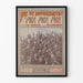 Vintage muziekposter 'Are We Downhearted? No! No! No!' 1917