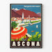 Vintage Poster of Lake Maggiore in Ascona, Switzerland