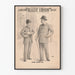 Vintage reclameposter Kostuum Kast IJzer