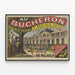 Vintage poster Au Bucheron - Grote fabriek en meubelwinkels Parijs — ingelijst kunstwerk aan de muur