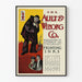 Vintage reclameposter Ault & Wiborg Drukinkt