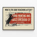 Vintage reclameposter Ault & Wiborg - Drukinkt — ingelijst kunstwerk aan de muur