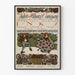Vintage reclameposter van Ault & Wiborg Company voor inkt