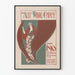 Vintage reclameposter van Ault & Wiborg Company in lithografie