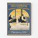 Vintage poster van de Expo voor Keuken- en Hotelwezen Nurnberg 1908