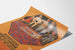 Vintage poster for Oriental carpet exhibition Sandreuter & Lang