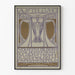 Vintage poster tentoonstelling van schoolillustraties en prentenboeken 1901