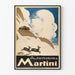 Vintage poster Automobielen Martini - Retro autodecoratie voor aan de muur