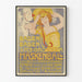 Vintage poster van het gemaskerd bal in Baden-Baden uit 1902