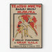 Poster Théâtre Nuevo Ballets Russes Nijinska 1933
