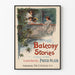 Vintage balkonverhalen poster - Klassieke en elegante illustratie