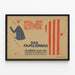 Original vintage poster Ball der Lustigen Blätter - The Family Bath — framed artwork on a wall
