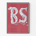 Wall Decoration Poster Ballet Society Red and Blue