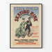 Vintage poster Bals Bullier Schaatsbaan van Luxemburg