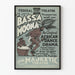 Vintage theaterposter Federal - Bassa Moona