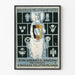 Vintage politieke poster Bayern Volkspartei - Historische wanddecoratie