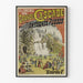 Vintage poster Grote waterval van de achtbaan Boulevard des Capucines