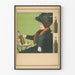 Vintage poster Beck's Key Beer stijl Art Nouveau