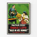 Vintage poster bijen in zijn hoed met Harold Lloyd