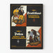 Vintage poster contrast tussen Duitse rijkdom en Poolse armoede