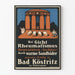 Vintage therapeutische poster - Behandeling met warm zandbaden in Bad Köstritz