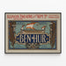 Vintage Poster Ben Hur Illinois Chicago Theater — ingelijst kunstwerk aan de muur