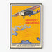 Vintage Zwitsers luchtvaartposter - Gebruikt de luchtweg