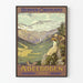 Vintage poster Berner Oberland Adelboden 1400m Zwitserland