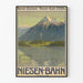 Vintage poster Berner Oberland Niesen Kulm 2367 m