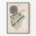 Vintage poster Better Housing - Verbeter de huisvesting om kindersterfte te bestrijden
