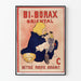 Vintage Poster BI-BORAX Oriëntaals Reinigt Zuivert Desinfecteert