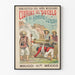 Vintage Mexicaanse poster Clorias del Pueblo - Historische muurreclame decoratie