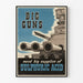 Vintage poster Big Guns zwavelzuur