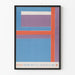Poster Abstracte Kunst Bireline - Kleurrijke Wiskundige Compositie