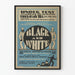 Vintage Black and White Poster of Musical Spectacle from the 1930s