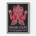 Decoratief Poster met Haida-indiemotief uit Alaska