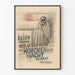 Artistic Poster Blind Kauern Wir Am Rand Der Erde for Wall Decoration
