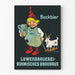 Vintage poster Bockbier Löwenbrauerei Boheemse Brouwerij