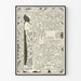Decorative Poster Metamorphose Edition in Art Nouveau Style