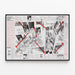 Boekenweek 1973 Poster - Advertising Campaign for the Dutch Book — framed artwork on a wall