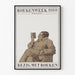 Vintage Poster Boekenweek 1980 Bezig met Boeken