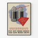 Vintage poster on bone recycling for explosive production