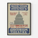 Vintage theaterposter Both Your Houses