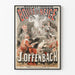 Vintage poster sneeuwbal - Muziek van J. Offenbach